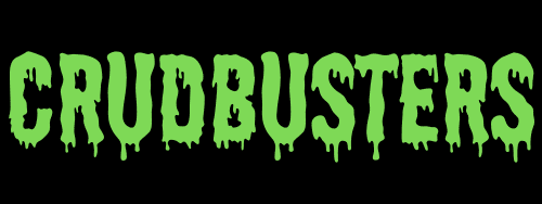 Crudbusters logo.